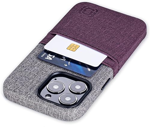 Dockem Funda tipo cartera para iPhone 13 Pro con placa metálica integrada para montaje magnético y 2 bolsillos para tarjetas de crédito Luxe M2, disponible en Yaxa Mexico