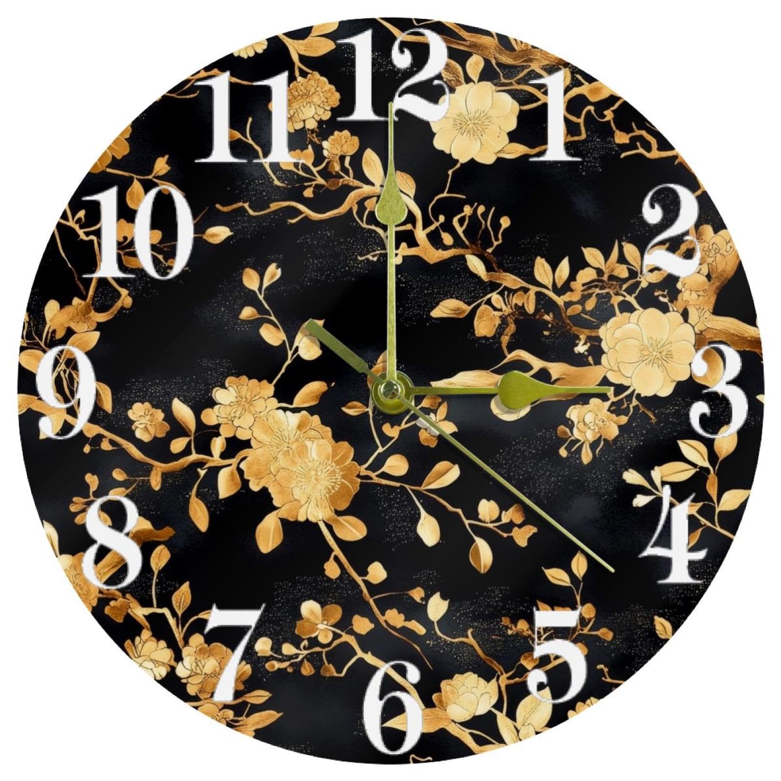 Horloge murale sans tic-tac à piles pour retrouver le sommeil