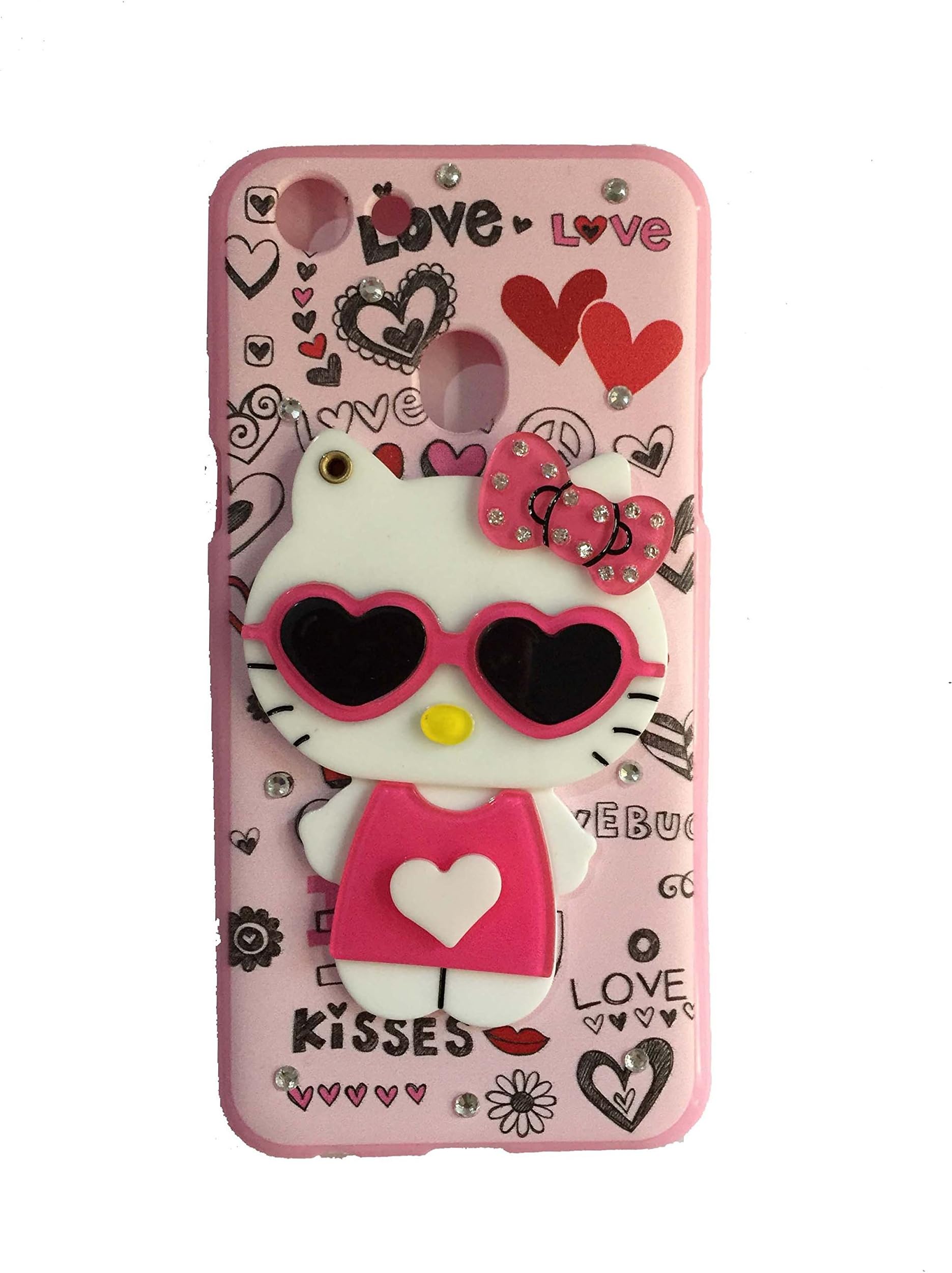 Aarnik Mirror Soft Kitty Special Girl's Designer Back Case Cover for Oppo F5 / Oppo F5 Youth (Colours May Vary)