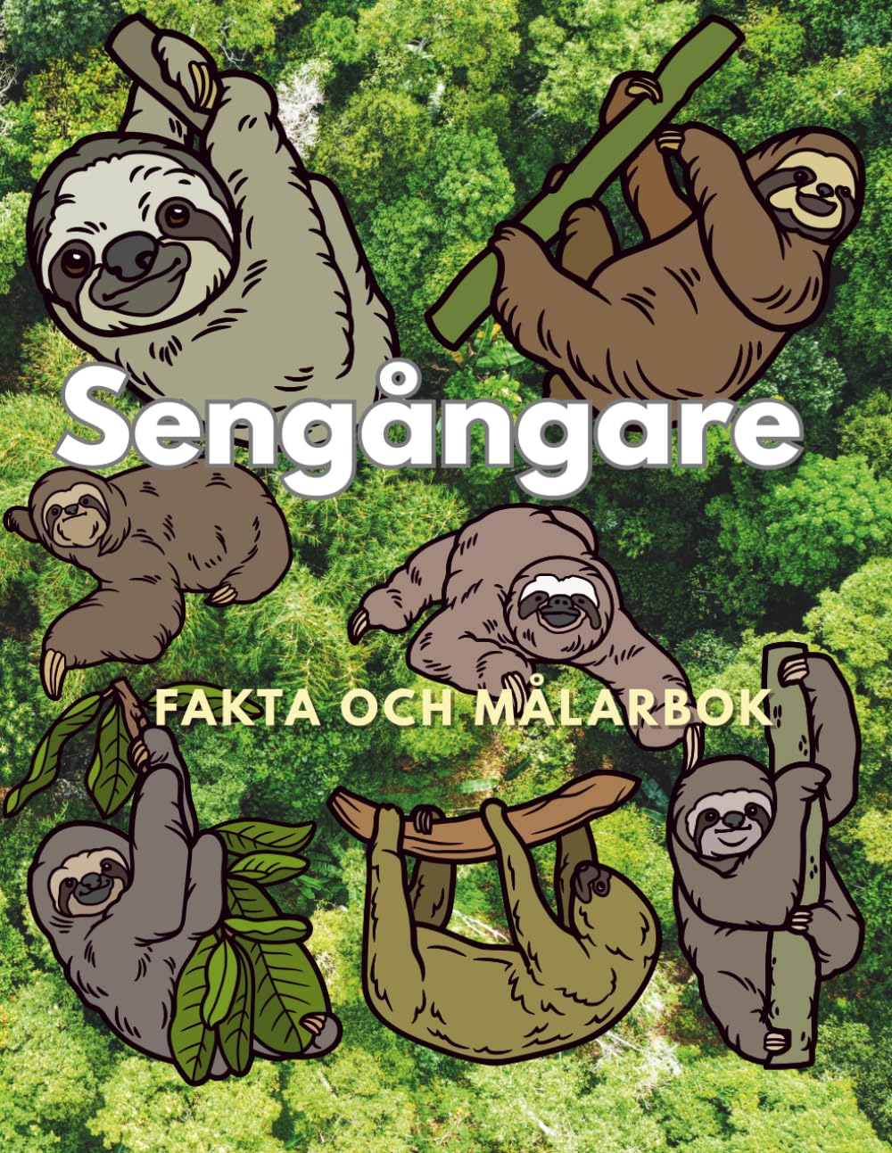 Sengångare fakta och målarbok: Aktivitetsbok för barn i åldrarna 2 till 16 år