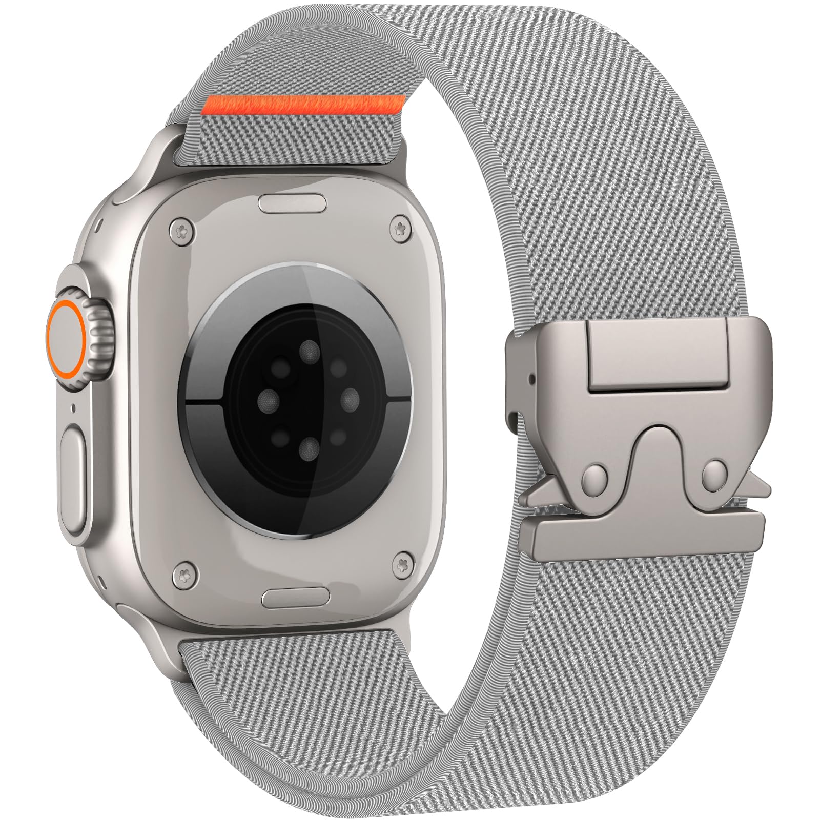 Photo 1 of Elastic Sport Band for Apple Watch Ultra 3/2/1 Bands 49mm 46mm 45mm 44mm 42mm 41mm 40mm 38mm Men Women, Adjustable Parachute Buckle Nylon Fabric Wristband for iWatch Series 11 10 SE 9 8 7 6 5 4 3