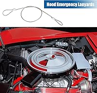 Vista 3 de X AUTOHAUX Cable de liberación de capó de emergencia para Chevrolet Corvette C4 1984-1996 Reemplaza RP604802