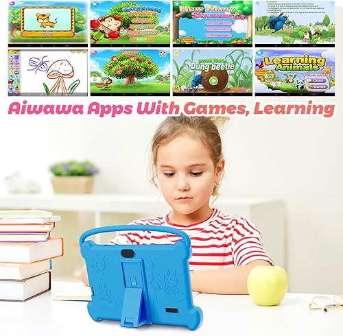Miniatura 5 de Tablet para niños DIGITHINK de 7 pulgadas 3-9 con estuche protector, 4GB (2GB+2GB Expand) RAM 32GB ROM, tabletas para niños pequeños, dispositivo