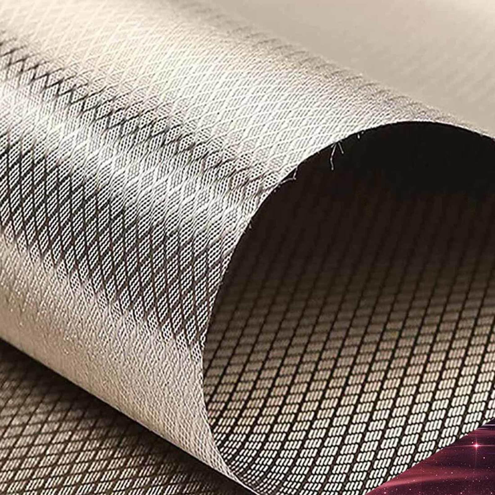 EMF Faraday Fabric EMF Fabric Military Grade RFID Shielding Fabric Protection EMP Protection EMF Blocker from WiFi Cell,silver-7x1.1m