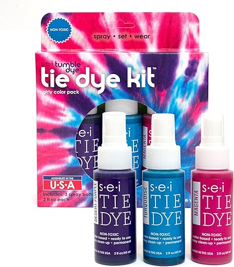 Kit SEI « Girly Girl » de teinture pour tissu et artisanat, 57 grammes 3 kg