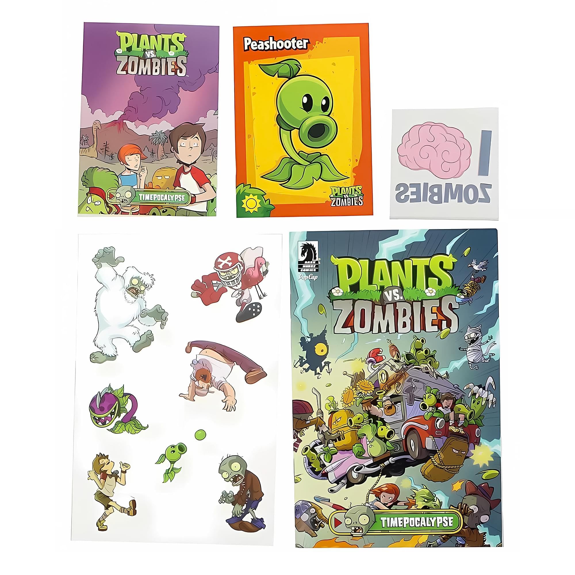 Amazon.com: Plants vs Zombies Minicomic Set : Toys & Games
