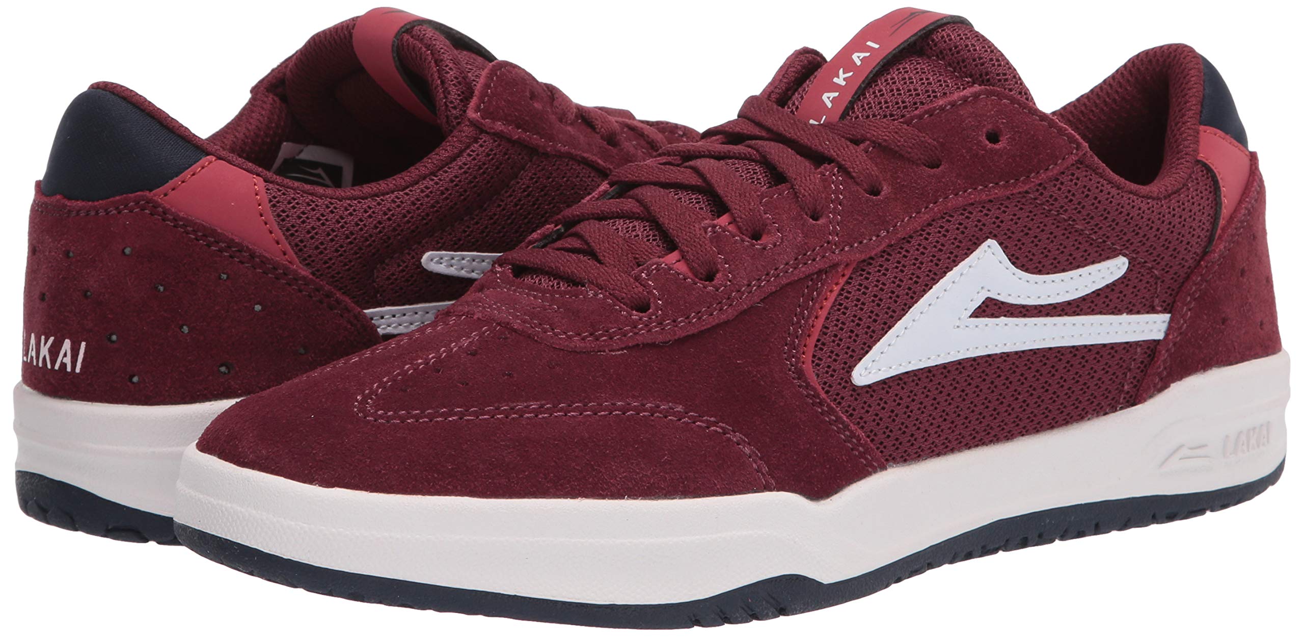 Lakai Footwear Mens Atlantic Light Grey/Navy Suede Ms2200082b00-grey-6.5 M Us Skate Shoe