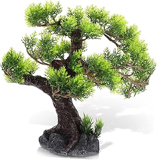 YARNOW Landscaping Tree Resin Crafts Statue Decor Green Plants Resin Plants Decoration Aquarium Bonsai Tree Plants Fish Tank Decorations Simulation Tree Plant Resin Tree for Decor Green