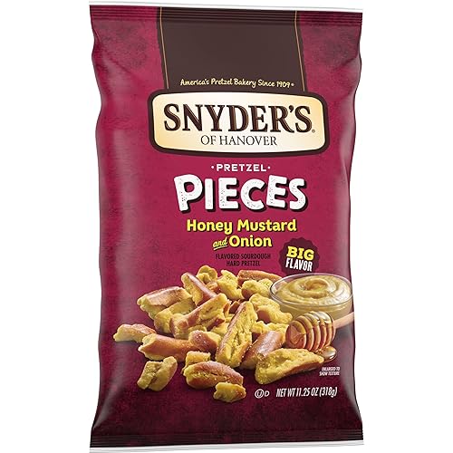 Miniatura 25 de Snyder's of Hanover Piezas de pretzel, jalapeño, 11.25 onzas