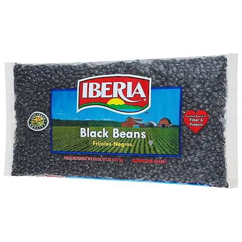 Miniatura 4 de Iberia Frijoles negros, 4 libras y frijoles rojos pequeños Iberia, 4 libras. Paquete