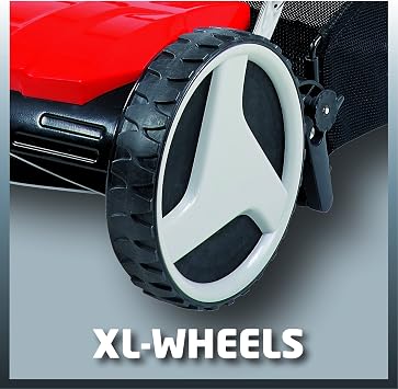 Einhell GE-HM 38 S-F Hand Push Lawn Mower ، أحمر ، 38 سم