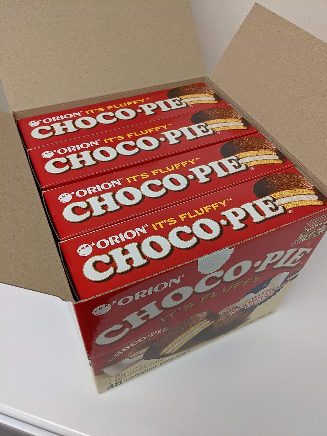 Orion Choco Pie with Marshmallow Filling 48 Pack