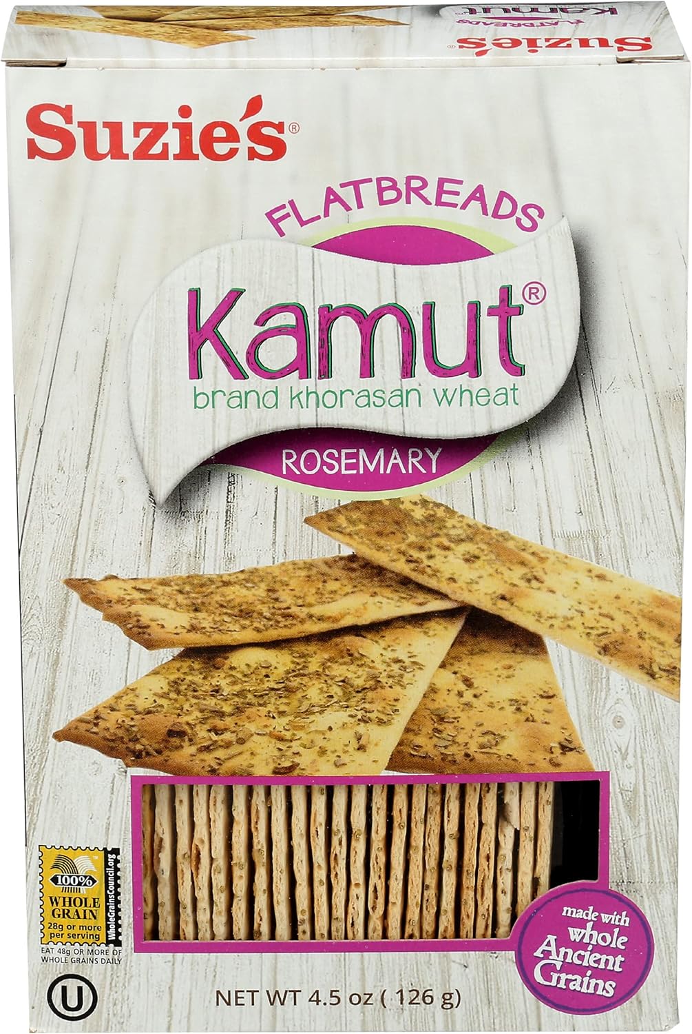 Suzie's Kumat with basil Flatbreads 124 gm (Pack of 12) Amazon.ca