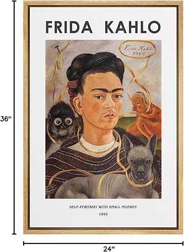 Miniatura 74 de IDEA4WALL - Lienzo enmarcado con impresión de arte abstracto listo para colgar en la pared de la sala y habitación Bs06-2103-famoso-m15