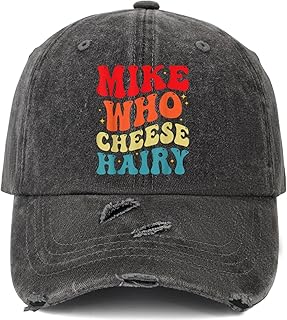 Mike Who Cheese Hairy Running Hat for Men Adjustable Caps