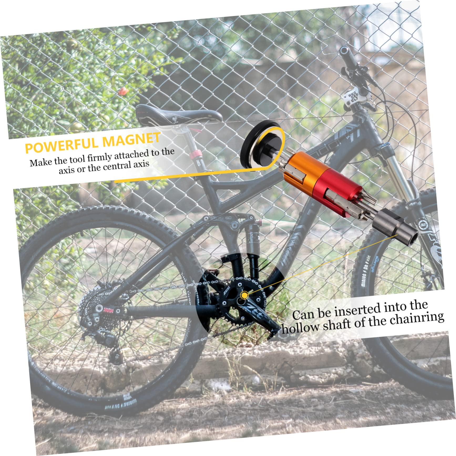 VANZACK 2 Uds Herramientas para Destornillador para Bicicleta De Montaña Herramienta De Reparación para Remache De Cadena Herramienta De Reparación Invisible Llave T25 Destornillador