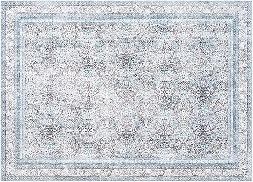 Miniatura 549 de Phantoscope Vintage Collection - Alfombra de área de 8 x 10 pies, alfombra grande para sala de estar, lavable, bohemio, antideslizante