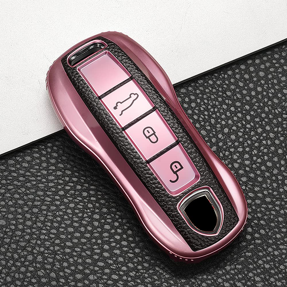 HIBEYO Smart autosleutelhoes past voor Porsche