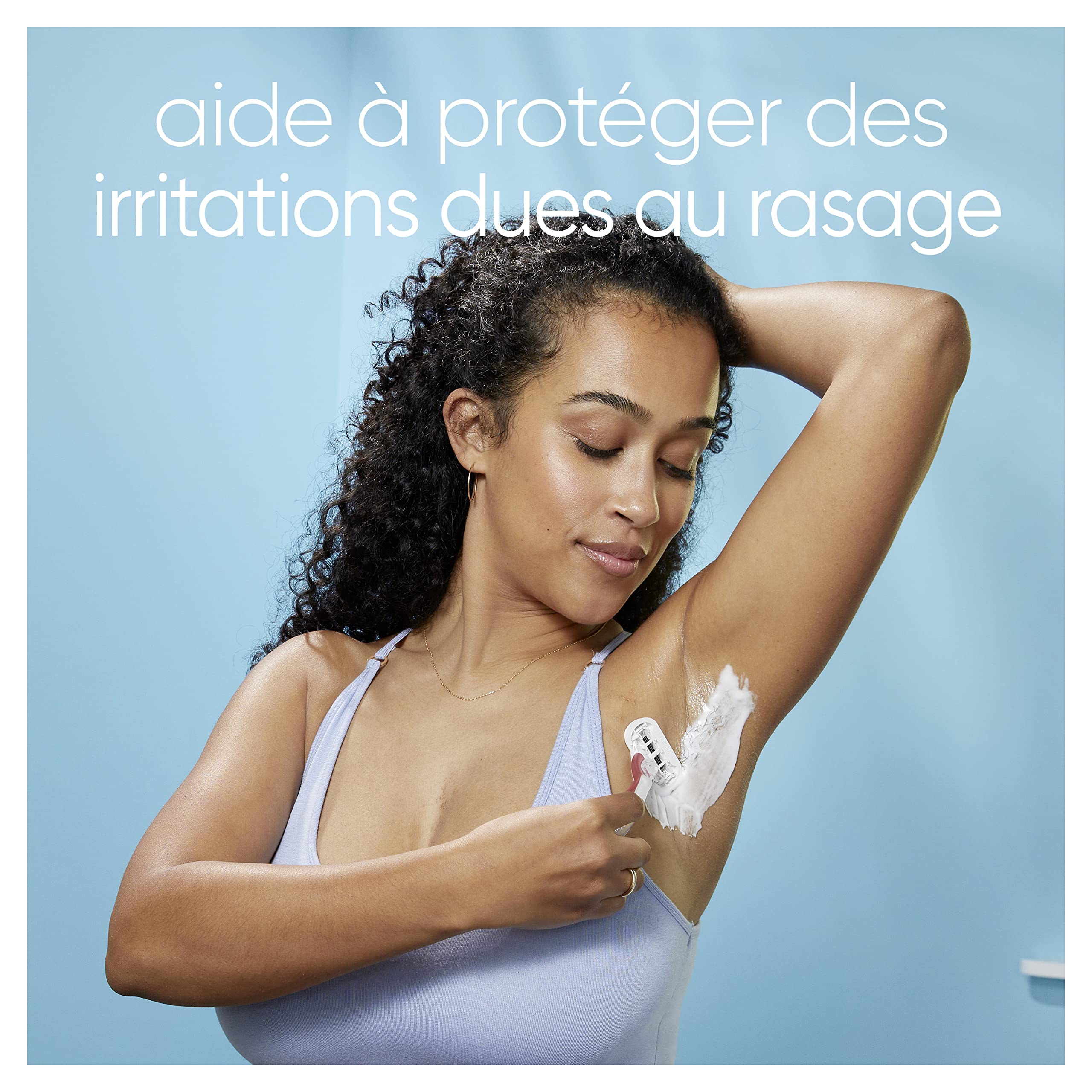 Gillette Satin Care Gel À Raser Pour Femme Touche D’Avocat, 6x200ml, Contient Des Arômes D’aloe Vera, De Jasmin Et De Rose
