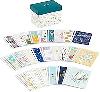 Vista 2 de Hallmark Surtido de tarjetas de felicitación para todas las ocasiones y cumpleaños (60 tarjetas y sobres) Hallmark