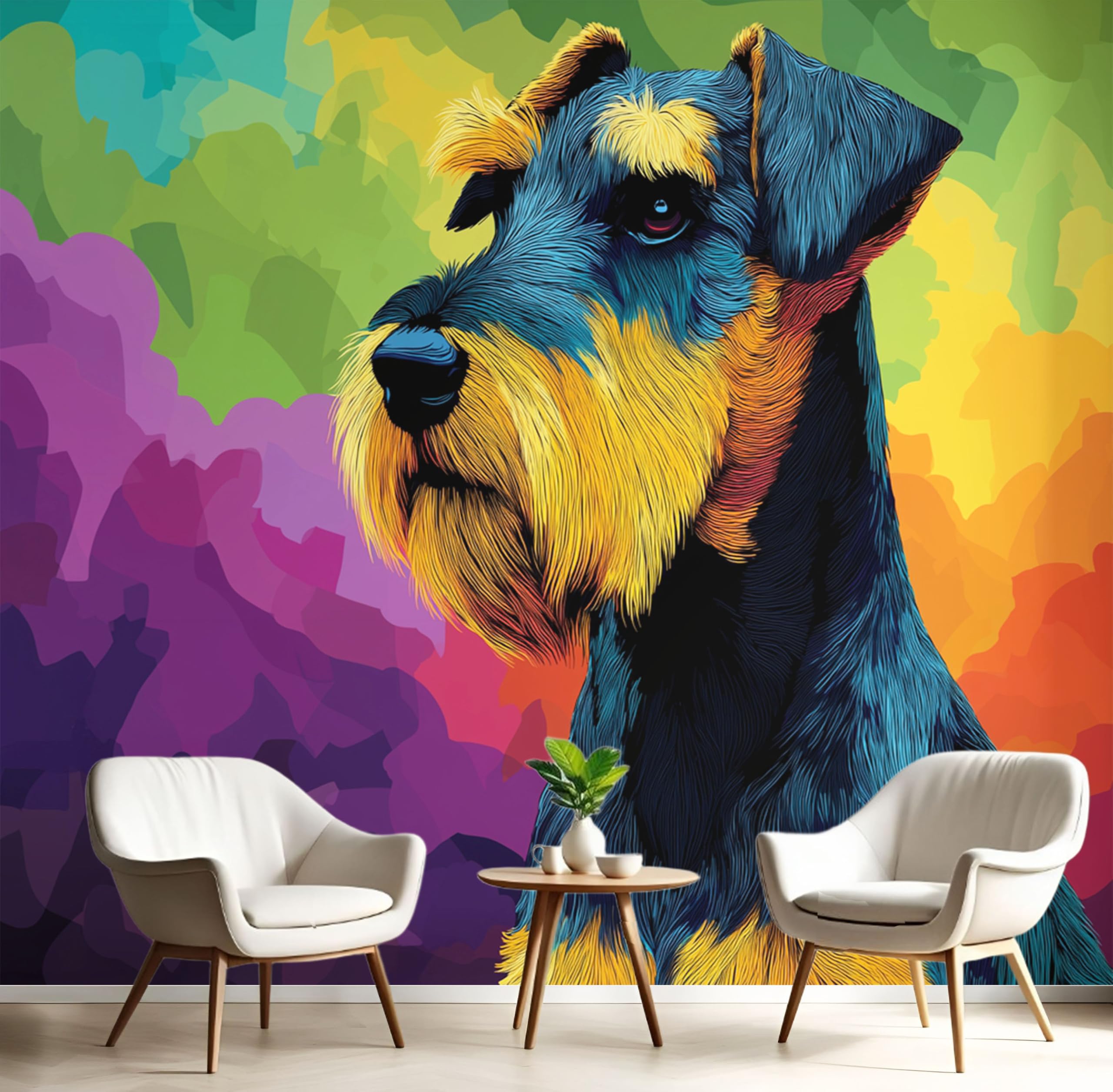 Papier peint panoramique violet 250x175 revêtement mural chambre