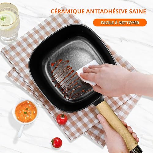 Audecook Electric Pot 2L, Electric Hot Pot with Cooking Basket, Dual Power - 5