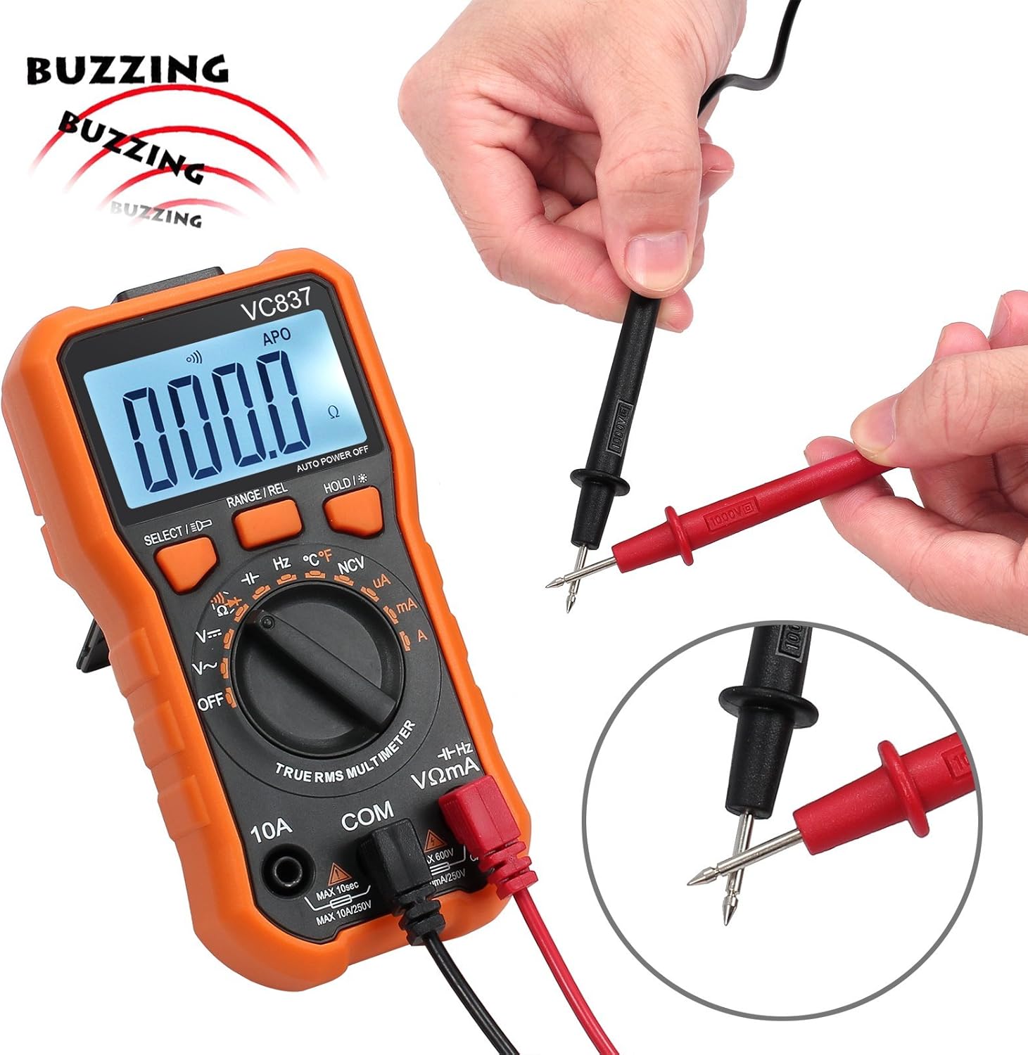 Proster Multimeter 6000 Counts + Multimeter Magnetic Hanger Strap