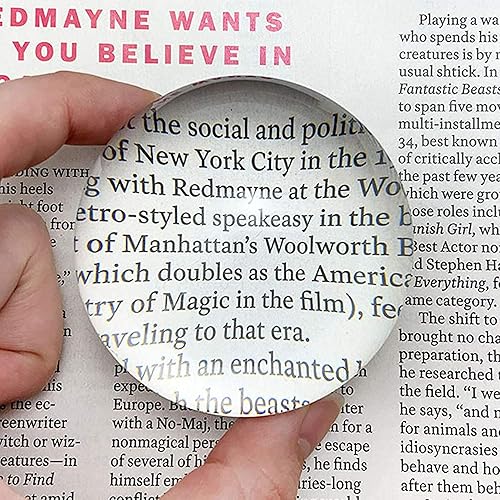 MagDepo - Lupa iluminada para lectura de mapas de lectura y documentos, pisapapeles