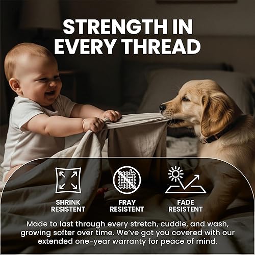 Miniatura 3 de Pizuna Sábanas de algodón puro 100% tamaño California King, 600 hilos de algodón de fibra larga, sábanas de satén crujientes California King con