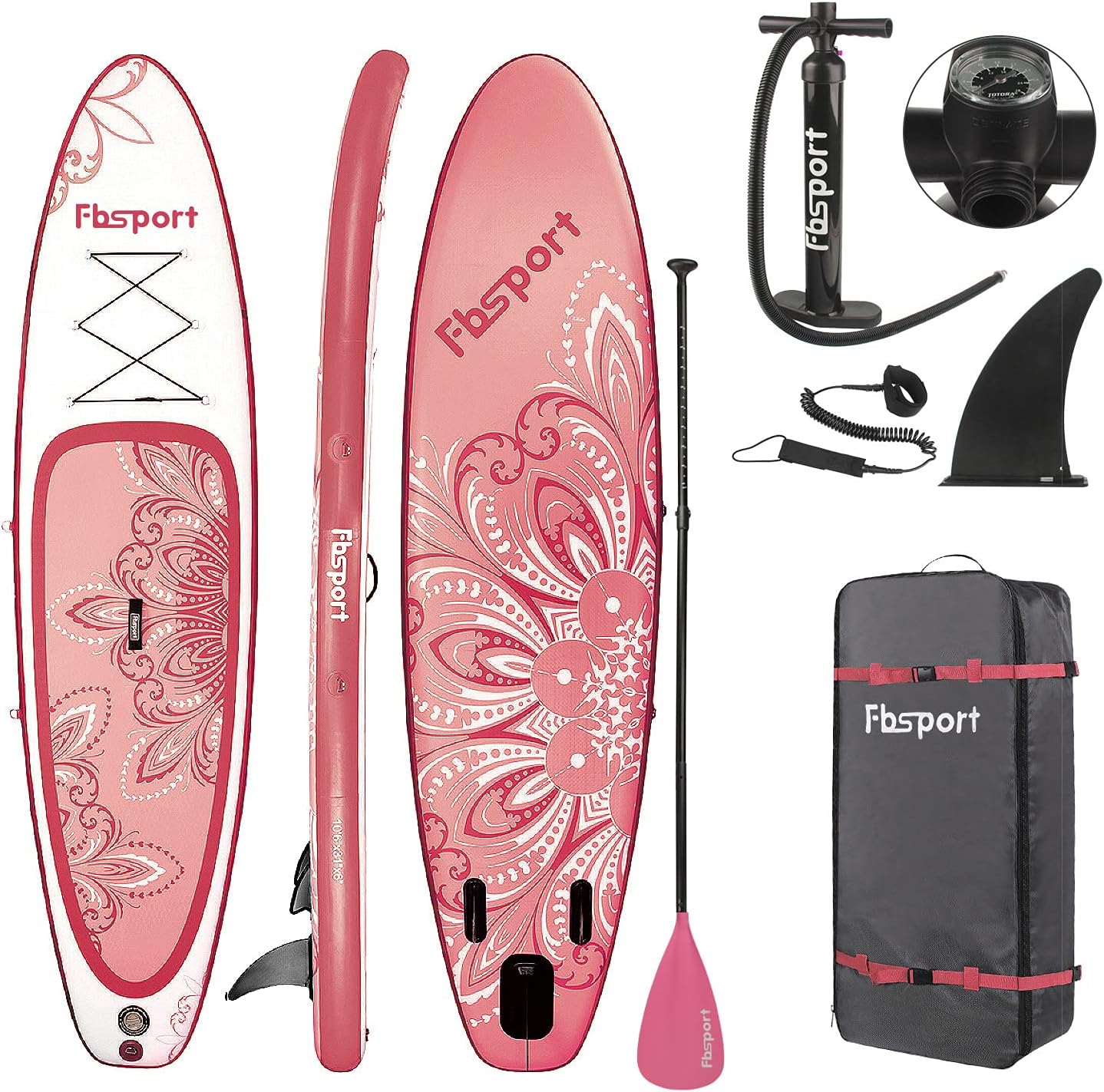 FBSPORT 10'6"Premium Inflatable Stand Up Paddle Board