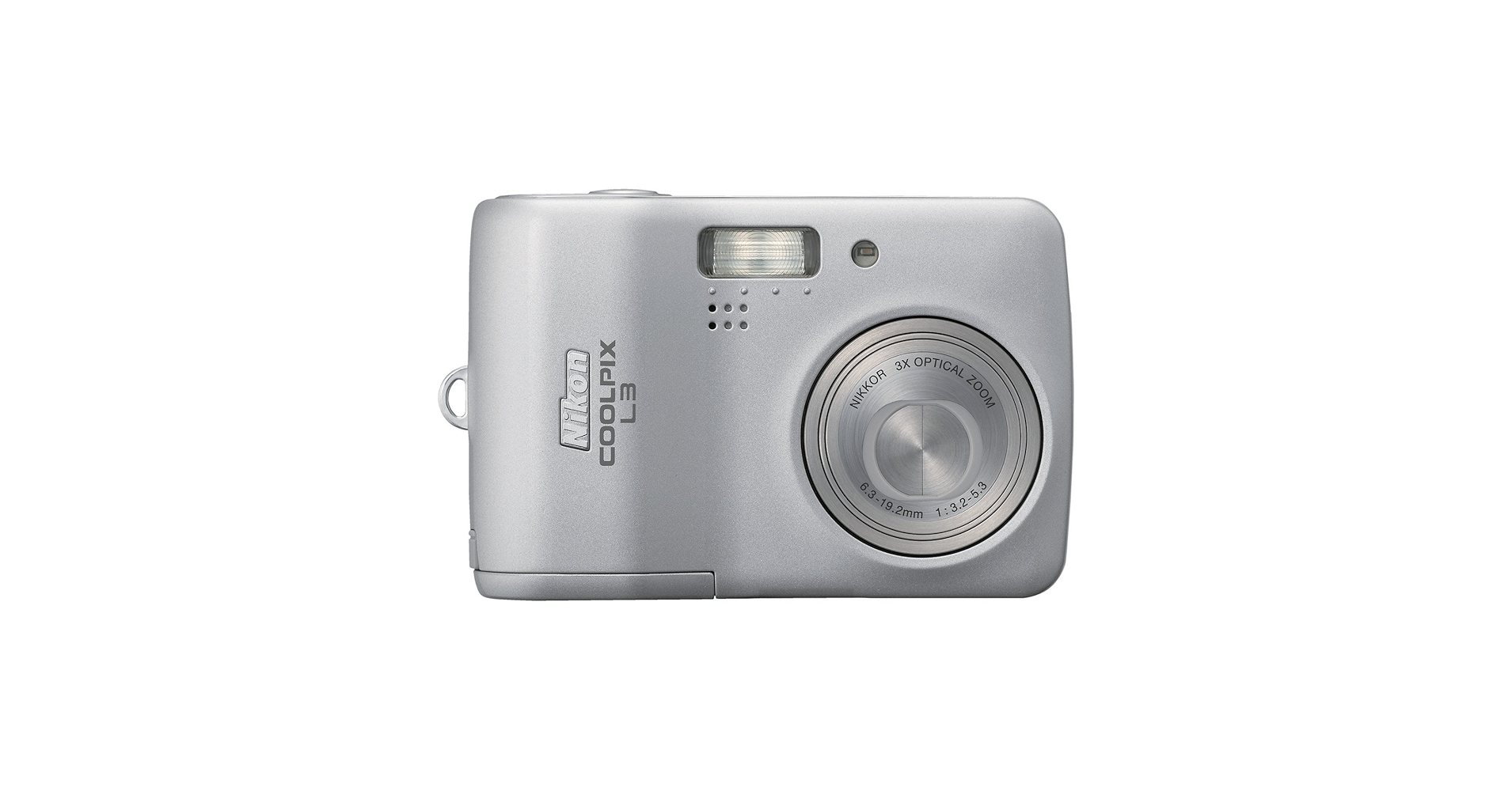 Nikon Coolpix L3 5.1MP Digital Camera with 3x Optical Zoom