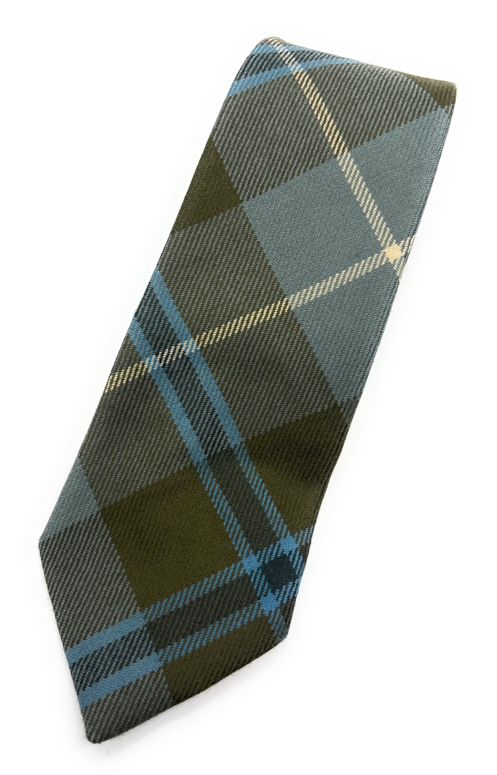 Scottish Essence Douglas Weathered Pure Wool Scottish Tartan Necktie Available In Various Tartans - Made In Scotland (Douglas Weathered)