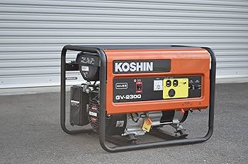 KOSHIN GV-2300 スタンダード発電機 GV-2300 スタンダード 発電機 工進 KOSHIN インバーター 定格
