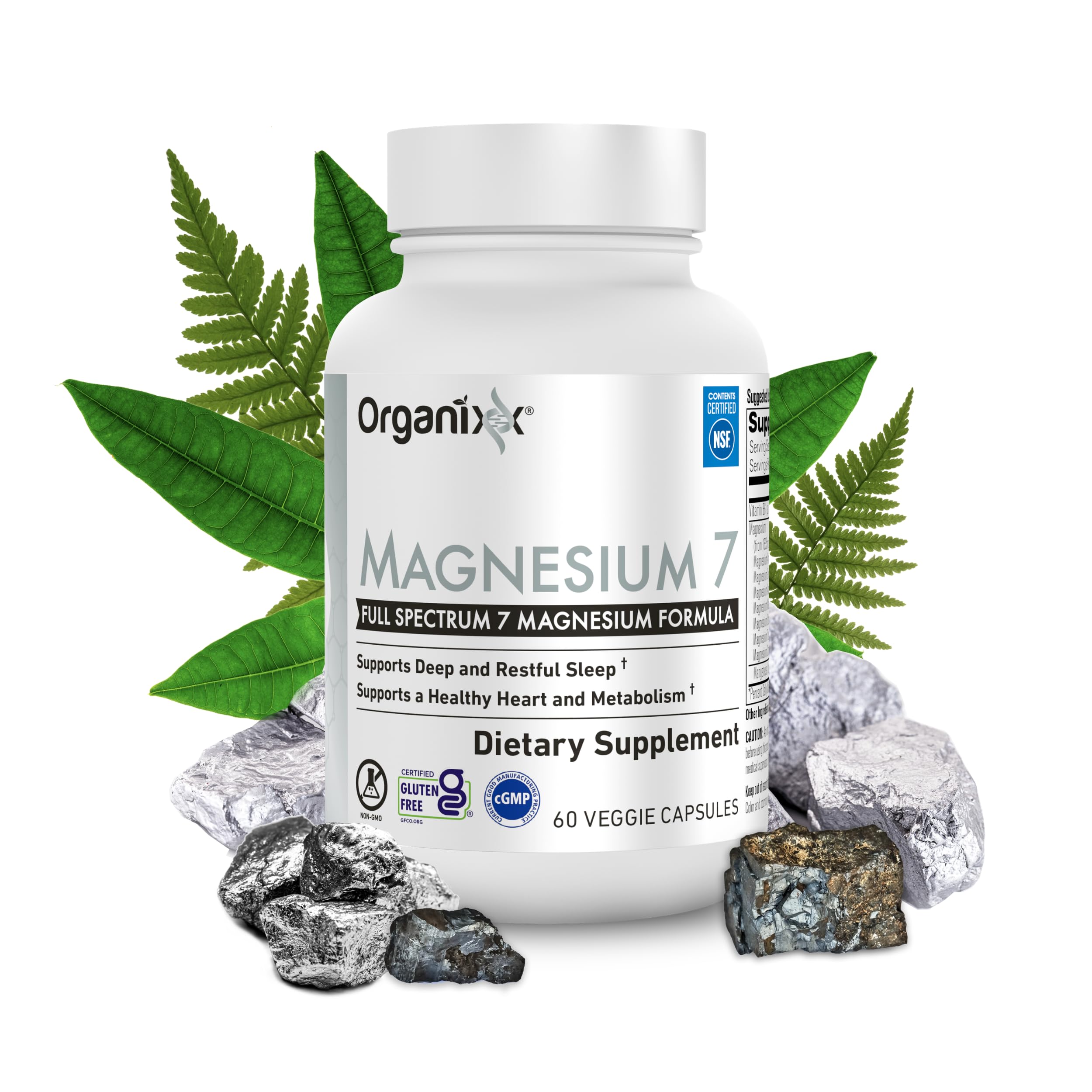 Organixx Magnesium 7 Complex, Sleep & Muscle Support, 30 Caps — Amazon image 9