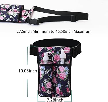 Massage Bottle Bag Massage Oil Bag Massage Therapist Holster Massage Lotion Holster Massage Oil Holster (YR-2KD-MuDan