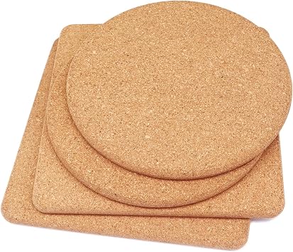 Silicone Round White Heat Resistant Trivets
