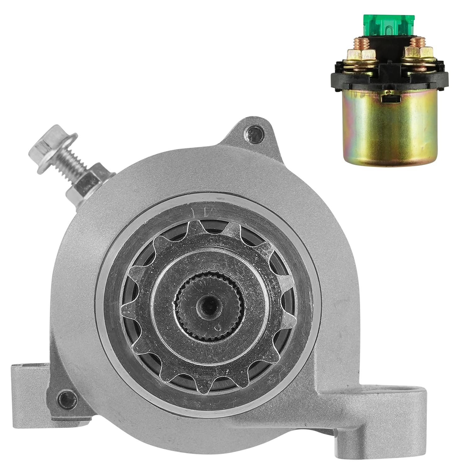 Caltric Starter and Relay Solenoid Compatible with Honda Gl1100A Gold Wing Aspencade 1982 1983