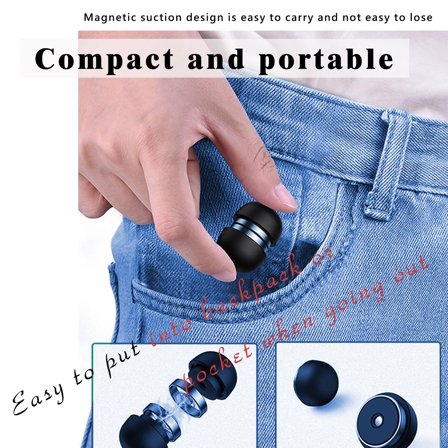 Lot de 2 Mini Tapis de Refroidissement Magnétiques Universels pour Ordinateur Portable, Support Ergonomique