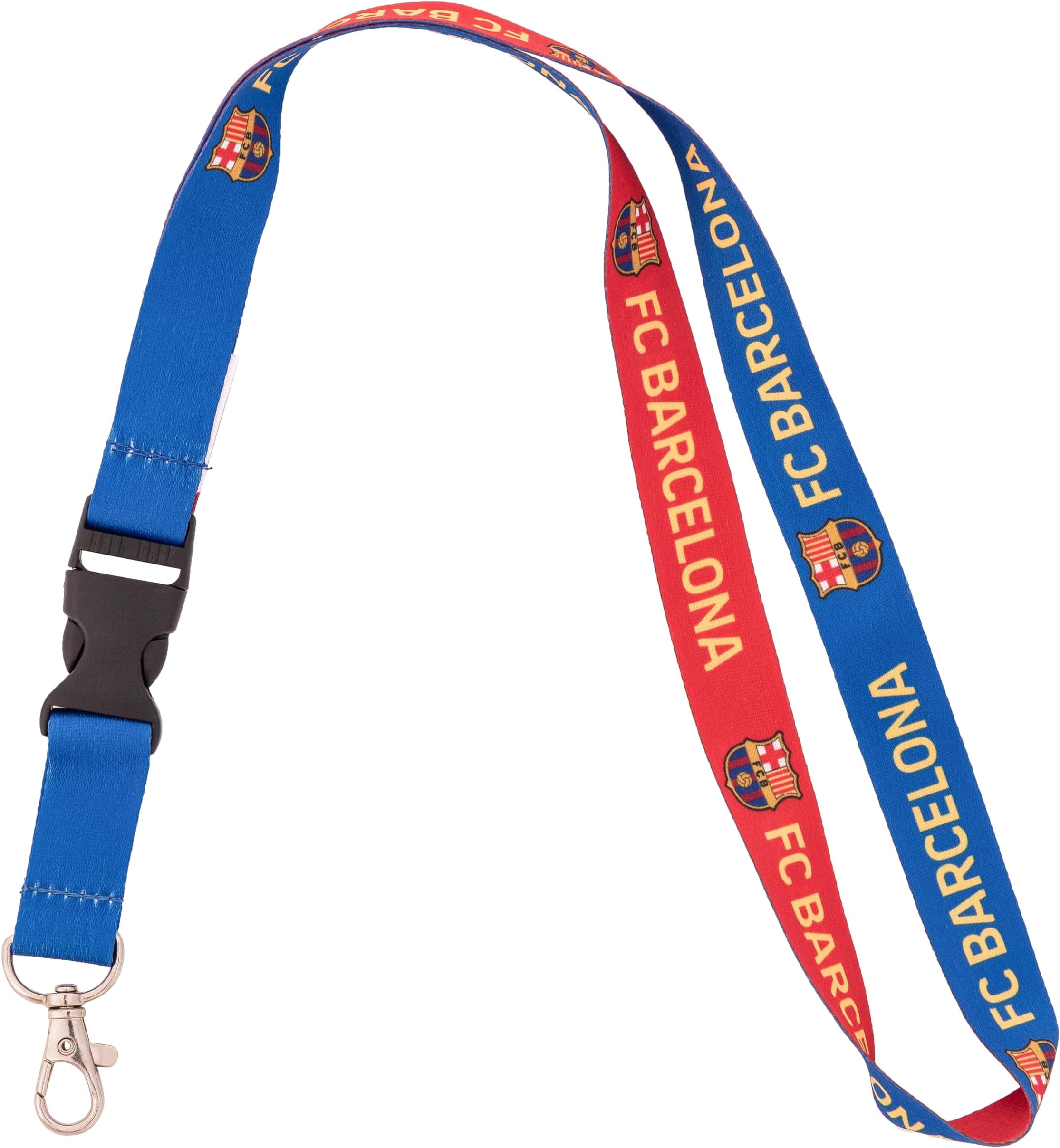 FC Barcelona Barca Lanyard with Snap Buckle (C- Double Sided)