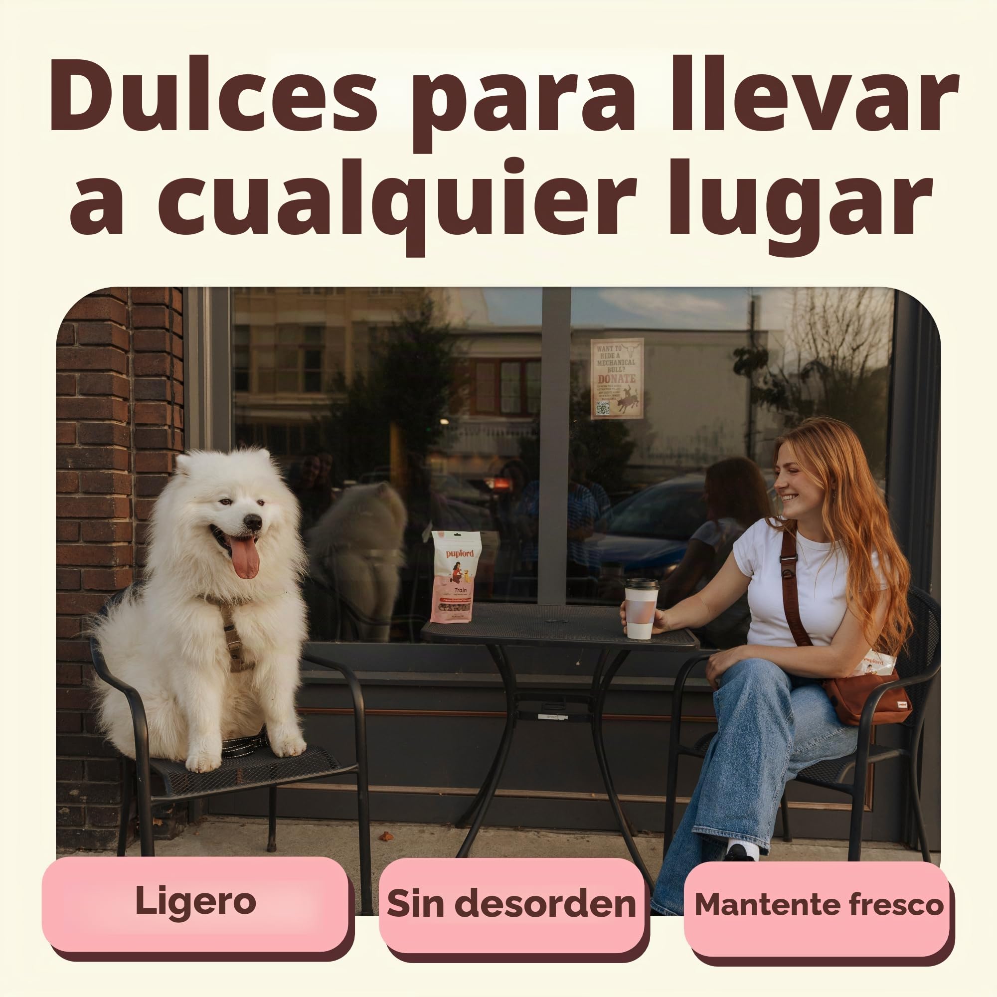 Pupford Golosinas de Entrenamiento liofilizadas de 450 golosinas por Bolsa, Baja en calorías, la recompensa Entrenamiento de Alto Valor (Viene en hígado de Res, Patata Dulce y Pollo)
