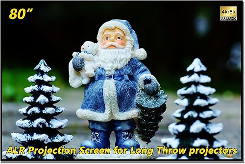 Miniatura 9 de Pantalla ALR para proyectores de tiro estándar (no UST), pantalla de proyector ALR de 120 pulgadas, montaje en pared, 16:9 8K/4K 3D, pantalla de
