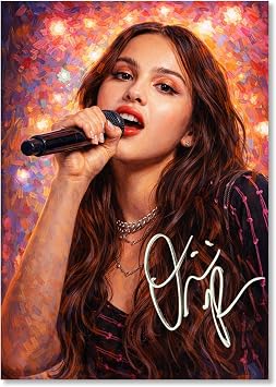 AllStarMedia Tribute to Olivia Rodrigo Inspired GUTS World Tour Music Poster Print | Fan Art Style Pop Singer Wall Art | Contemporary Music Home D cor Artwork | A4 Unframed 30 x 21 CM