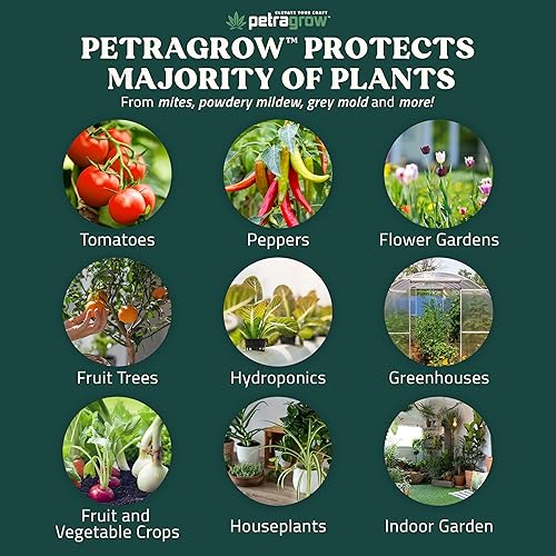 Miniatura 3 de Petra Grow Crop Defender Leaf Guard - Pesticida súper listo para usar, acaricida, fungicida de plantas, insecticida para plantas de interior,