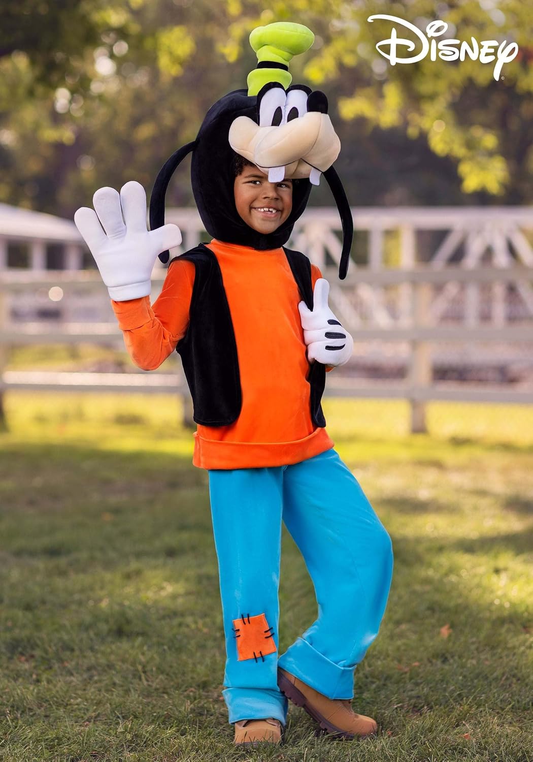 Disney Goofy Costume for Kids, Classic Cartoon Character Outfit for Disney Movie Cosplay, Halloween & Dress-Up
