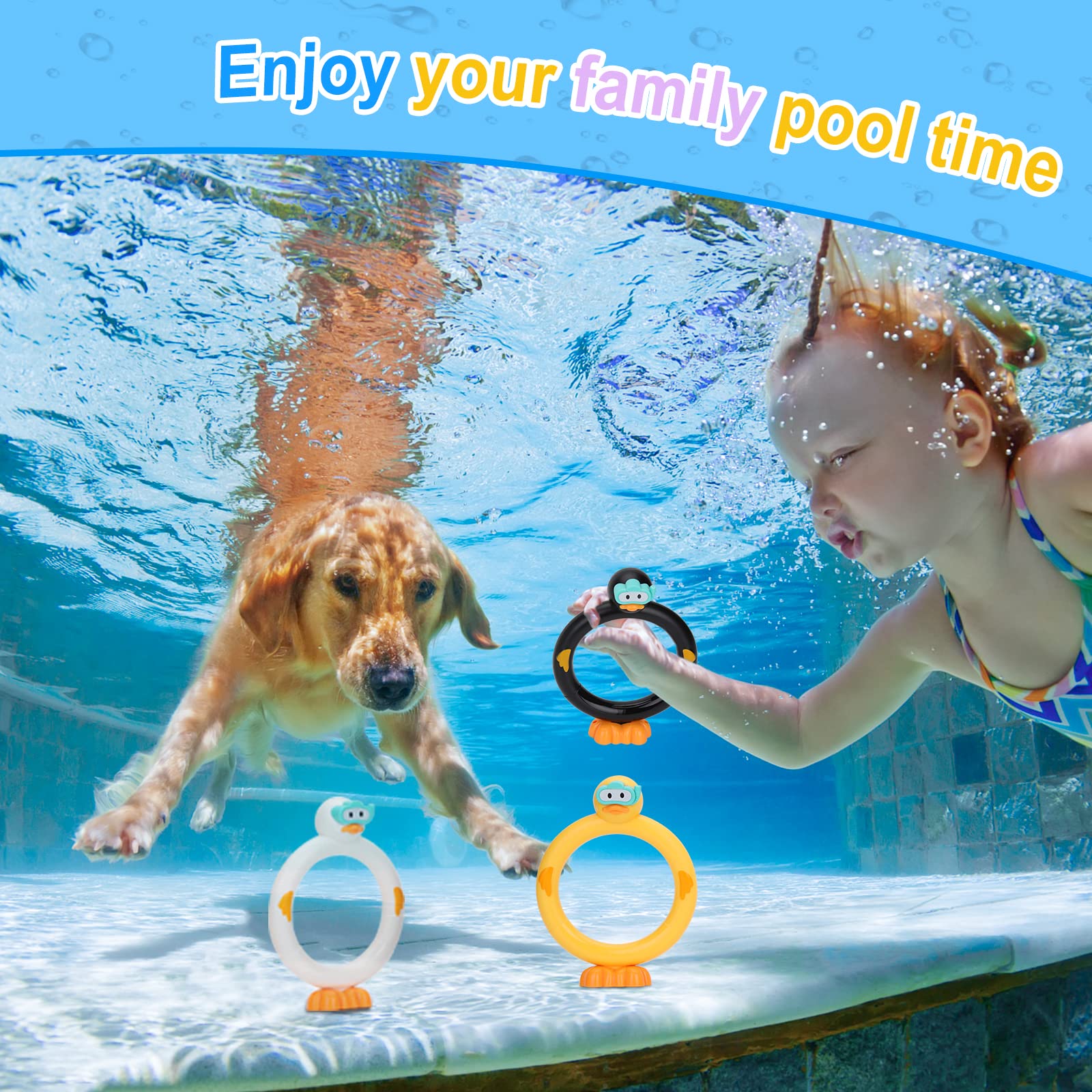 Recreonics Swimming Pool Diving Toys Swim Toys ASONA Pool Diving