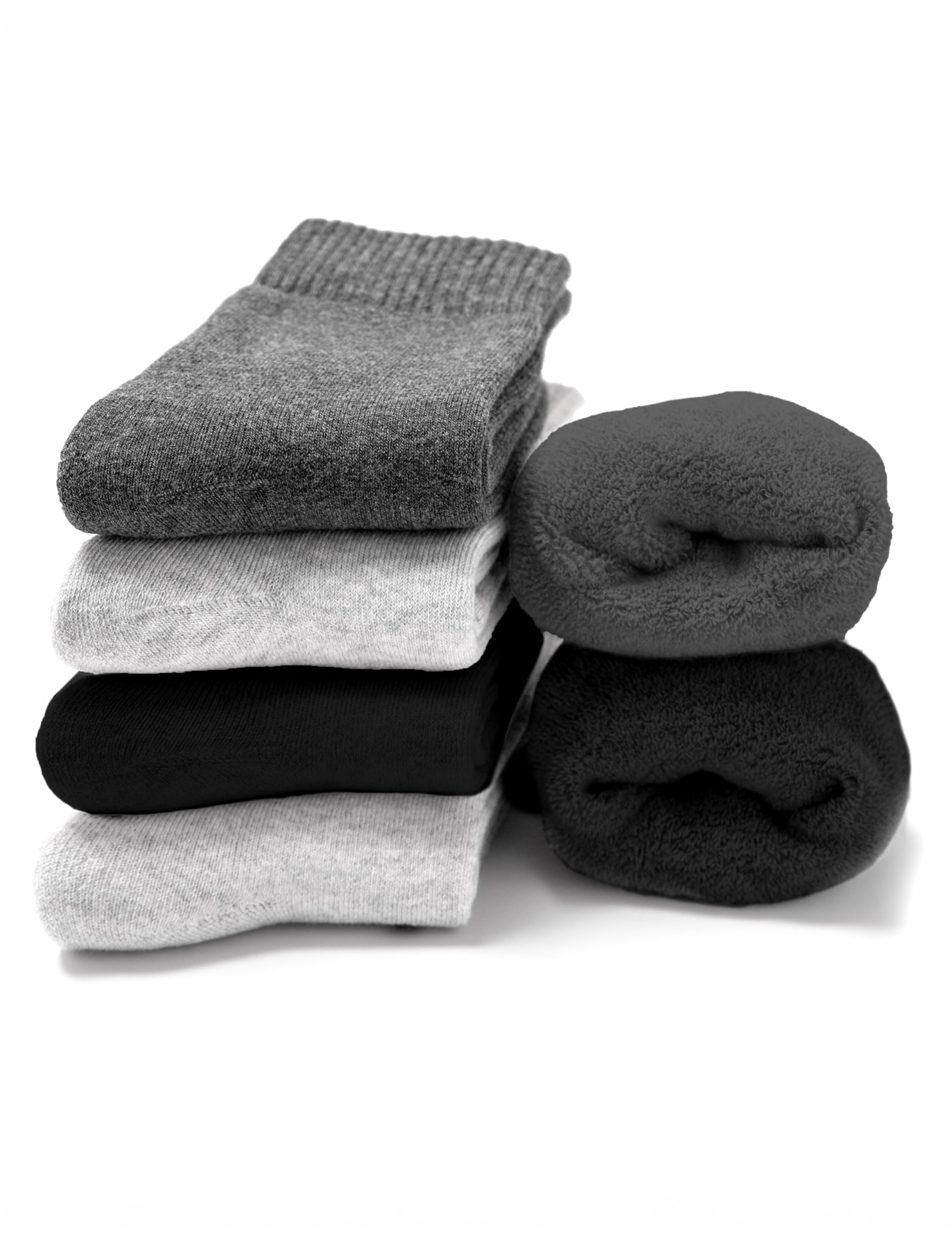 Occulto Damen Warme Thermosocken 80% Baumwolle 6er Pack (Modell: Smilla)