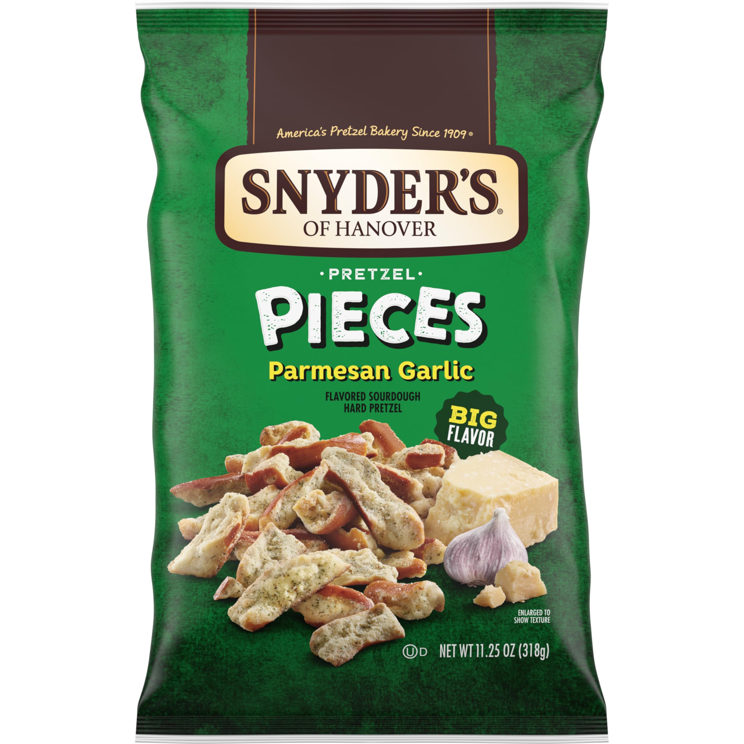 Pretzel Pieces, Parmesan Garlic, 11.25 Oz