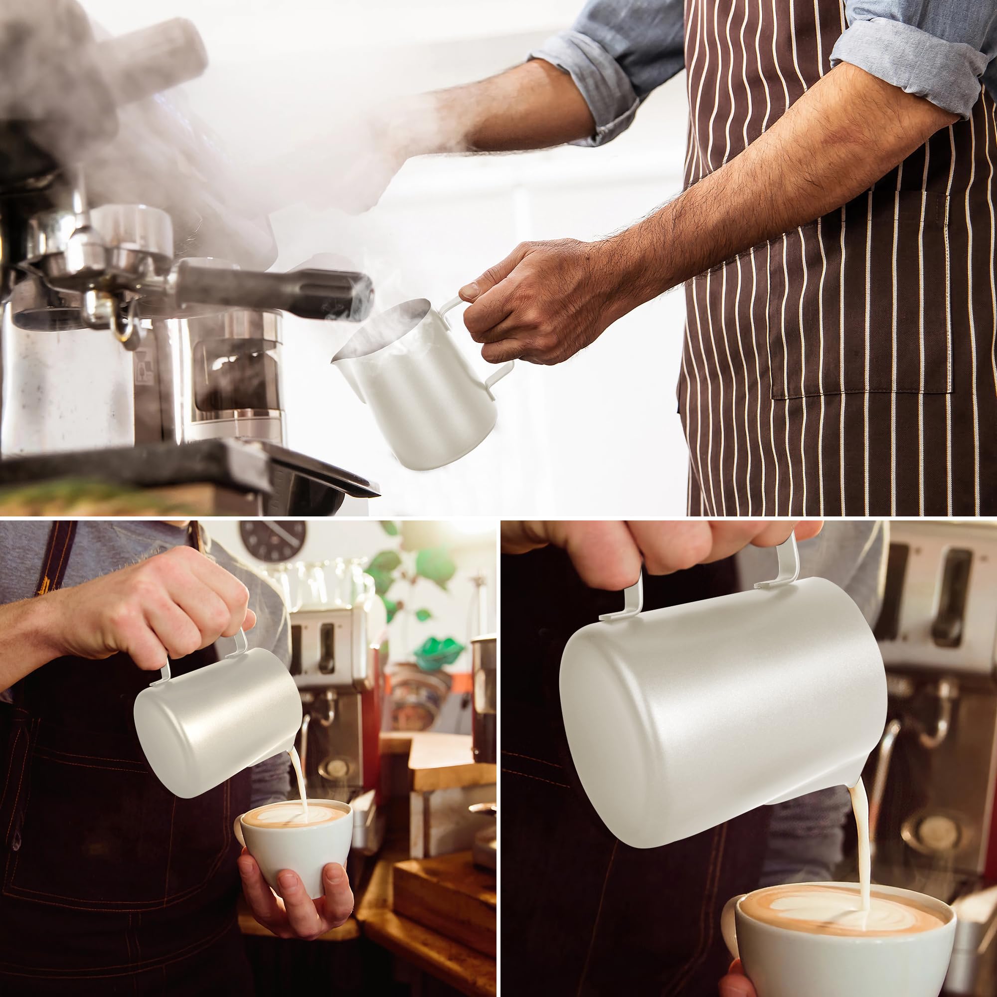 Barista Pro Espresso kannetje - Latte Macchiato kan - RVS - 10cl