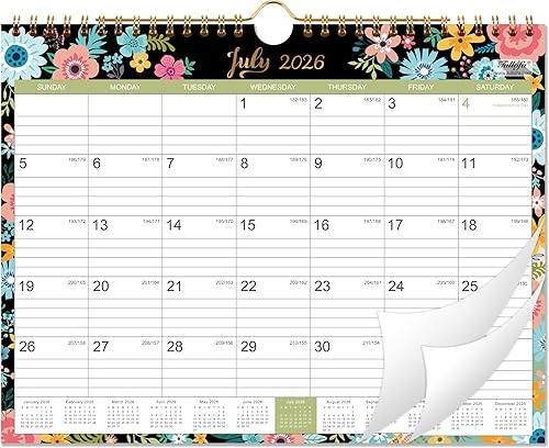 Calendario 2026 – Calendario de Pared 2026 con 12 Meses, Ene. 2026 - Dic. 2026, Calendario de Pared con Encuadernación de Doble Alambre + 11" x 8.5"