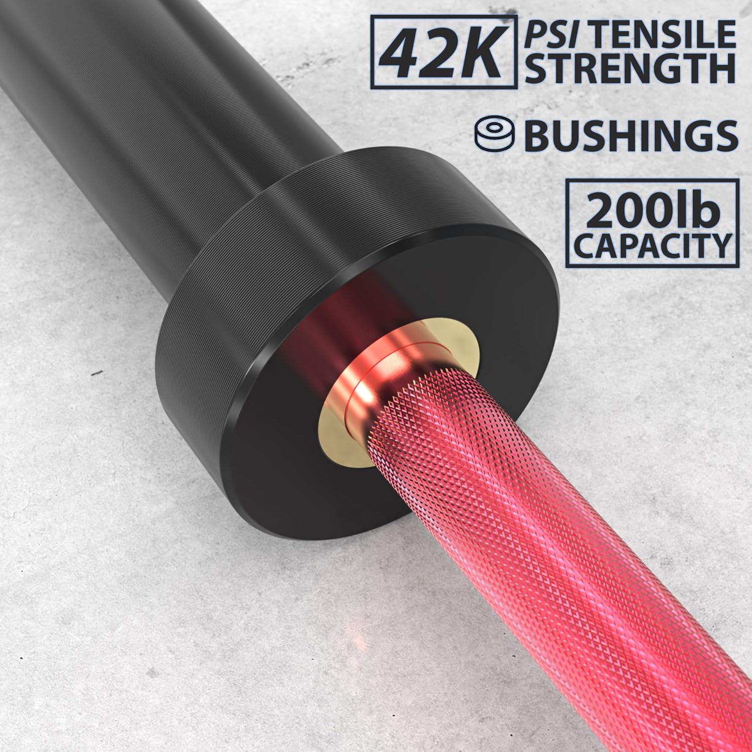 Synergee 15lb Technique Barbell Aluminum Bar for Form & Technique Training for Power & Olympic Lifting.